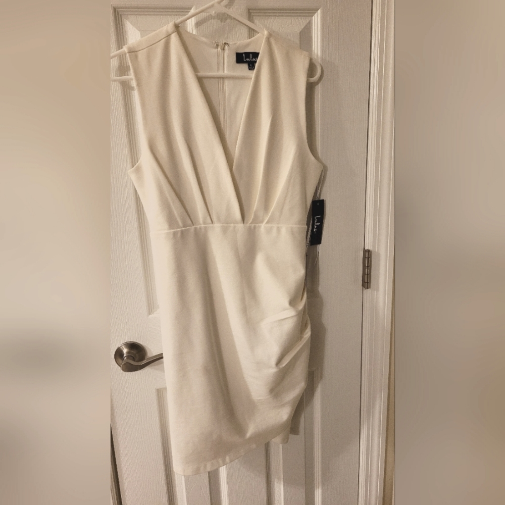 Lulu's NWT cream dress